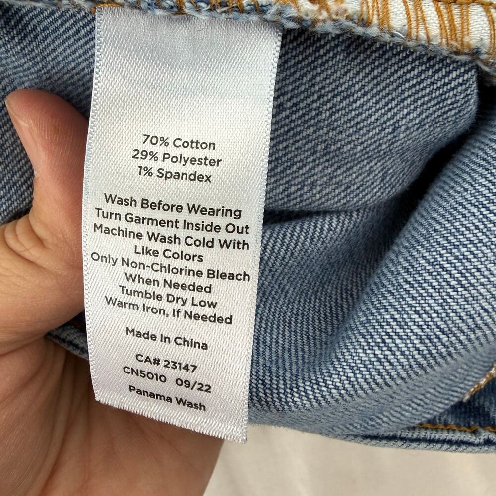 Talbots Slim Ankle Jeans Womens 8 Blue Stretch Denim 33x28.5 - Picture 4 of 6